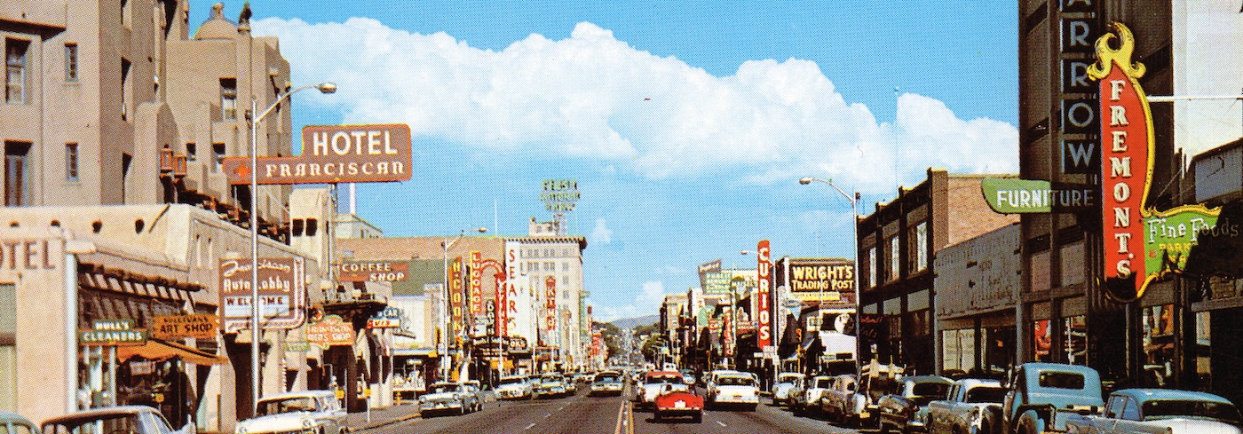 Albuquerque Route 66 Photo Postcard from Jim Coad Collection