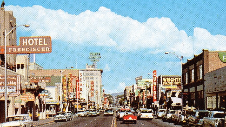 Albuquerque Route 66 Photo Postcard from Jim Coad Collection